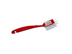 Geschirrspülbürste Soft/Medium Max Eco Pet/Rpp Mit Schabkante Rot, 40 Stück/Krt