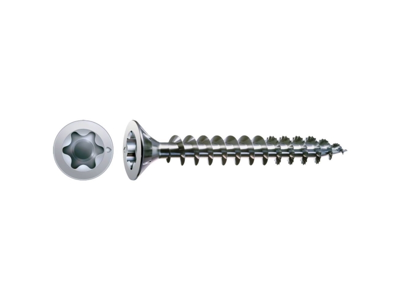 SPAX 880910100030020 R 88091 Senkkopf/T-STAR Undersænket træskrue 3 mm 20 mm Torx, Invendig sekskant Stål Galvaniseret 1000 stk