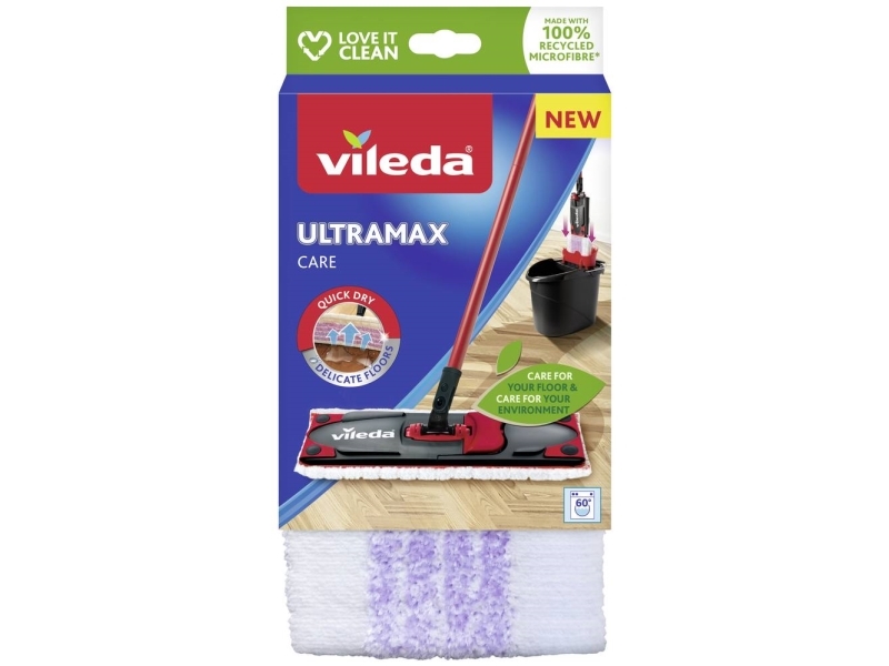 Vileda UltraMax Care mopppåfyllning | Rengöring - Rengöringsprodukter - Rengöringsmaskiner - Utrustning - Rengöringsutrustning | GameStuff