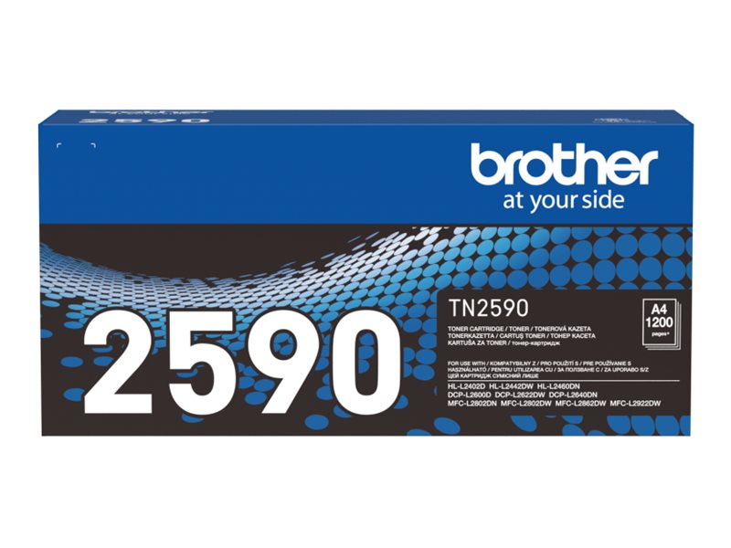 Brother Tn-2590, 1200 Seiten, 0 Seiten, Schwarz, 1 Stück(E)