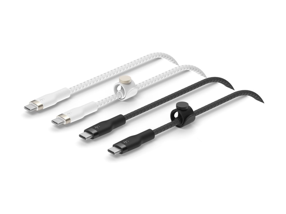 Usb-C Auf Usb-C Geflochtenes Silikon 1M Twin
