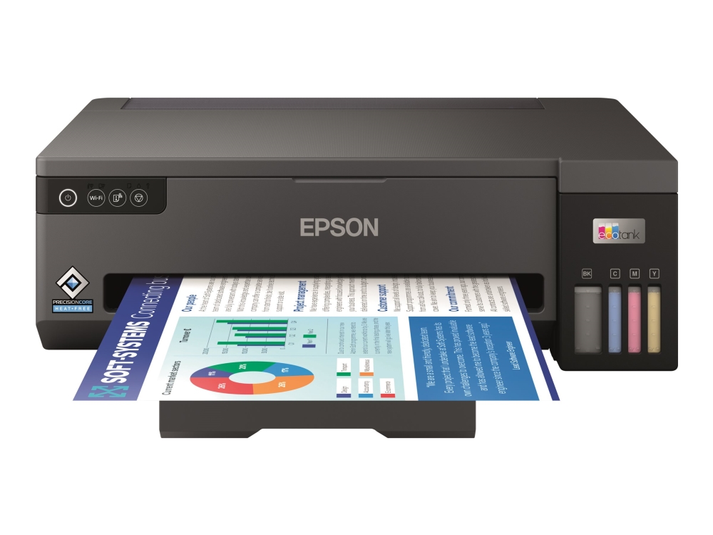 Epson Ecotank Et-14100 - Printer - Farve - Blækprinter - Its - A3 - 4800 X 1200 Dpi - Op Til 15 Spm (Mono) / Op Til 8 Spm (Farve) - Kapacitet: 100 Ar