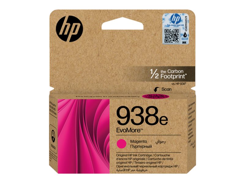 Hp 938E Evomore - Magenta - Original - Blækpatron - For Officejet Pro 8130E