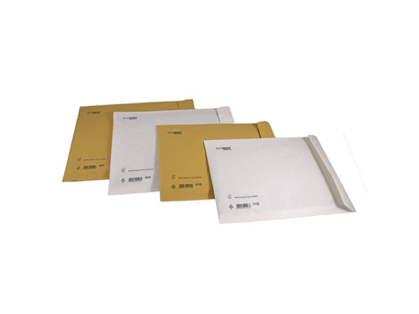 Luftpolsterumschlag 240 X 350 Mm Kurze Seite Offen Weiß Gewicht 0,046 Kg Packung Mit 100 Stk. Palette 1