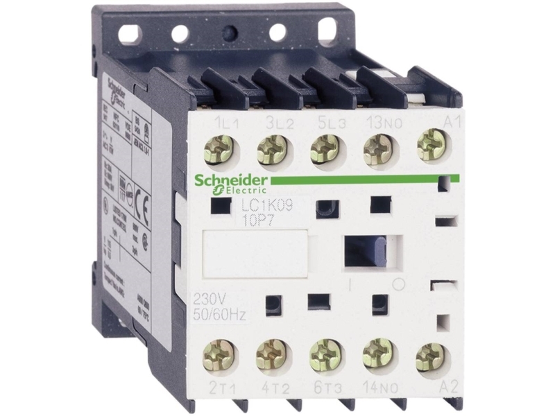 SCHNEIDER ELECTRIC Kytkin 2,2kW, 400V AC, 6A AC3:ssa, 3-napainen, 1NO, ohjausjännite 400V AC