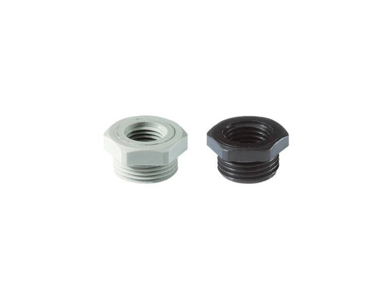 JACOB Reducer med sexkantig yttergänga M50 innergänga M40polyamid ljusgrå RAL 7035 | EL Artiklar - Andra EL - Starka kraftartiklar | GameStuff