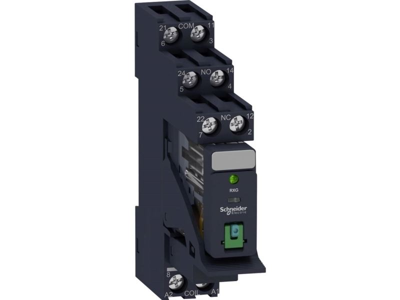 Sockelrelä RXG 5A 2CO 24VDC LED komp | EL Artiklar - Elcentral - Relä og kontaktor | GameStuff