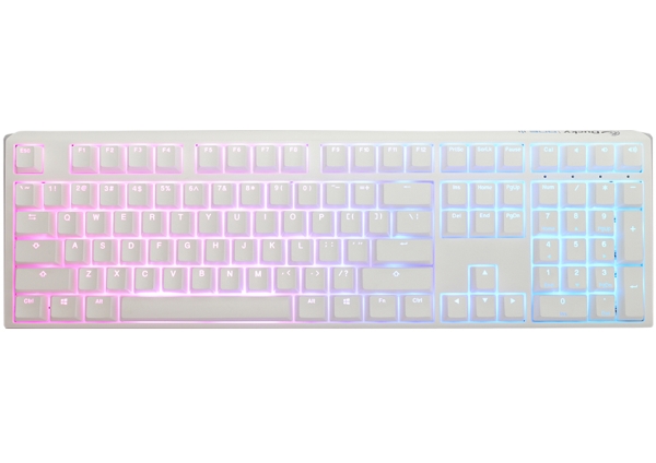 Ducky One 3 Rgb, Ledningsført, Usb, Mekanisk, Qwerty, Rgb Led, Hvid