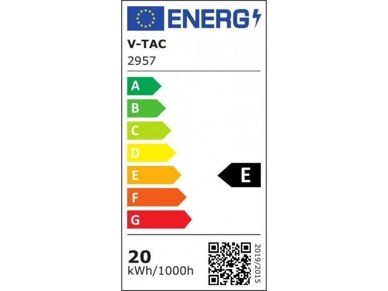 V-Tac 17W Led Ip65 Vt-11020S-Rd-B 4000K 2480Lm