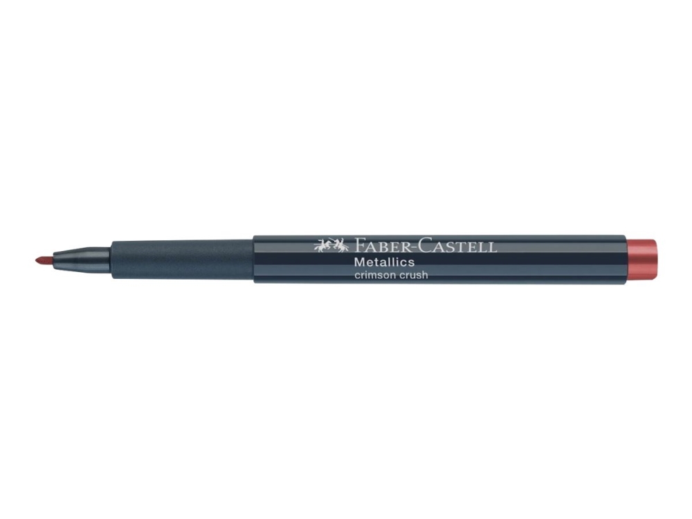 Faber-Castell Metallics - Markør - blodrødt knus - vandbaseret blæk - 1.5 mm