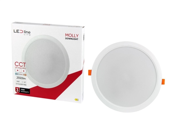 Led_Line Einbauleuchte Led Line Molly, 24W, 3000-6000°K, Led