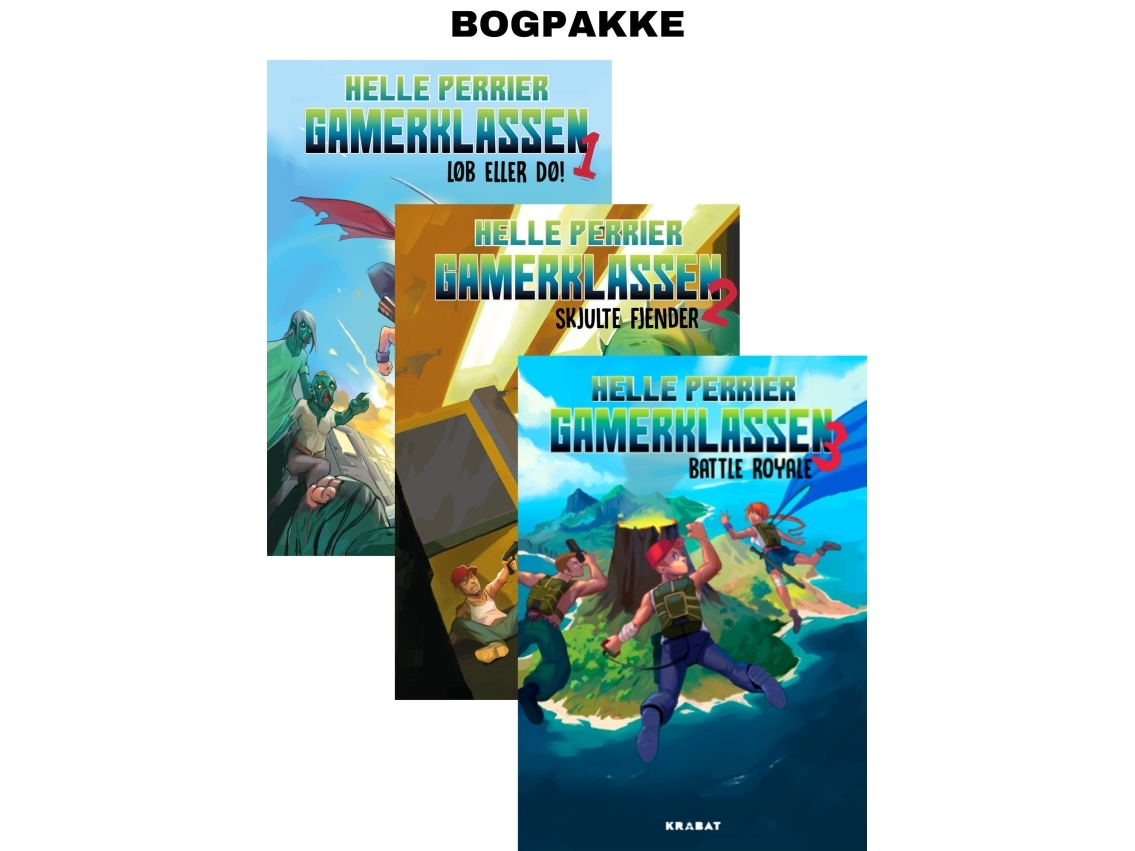 Bogpakke Gamerklassen Trilogi | Helle Perrier