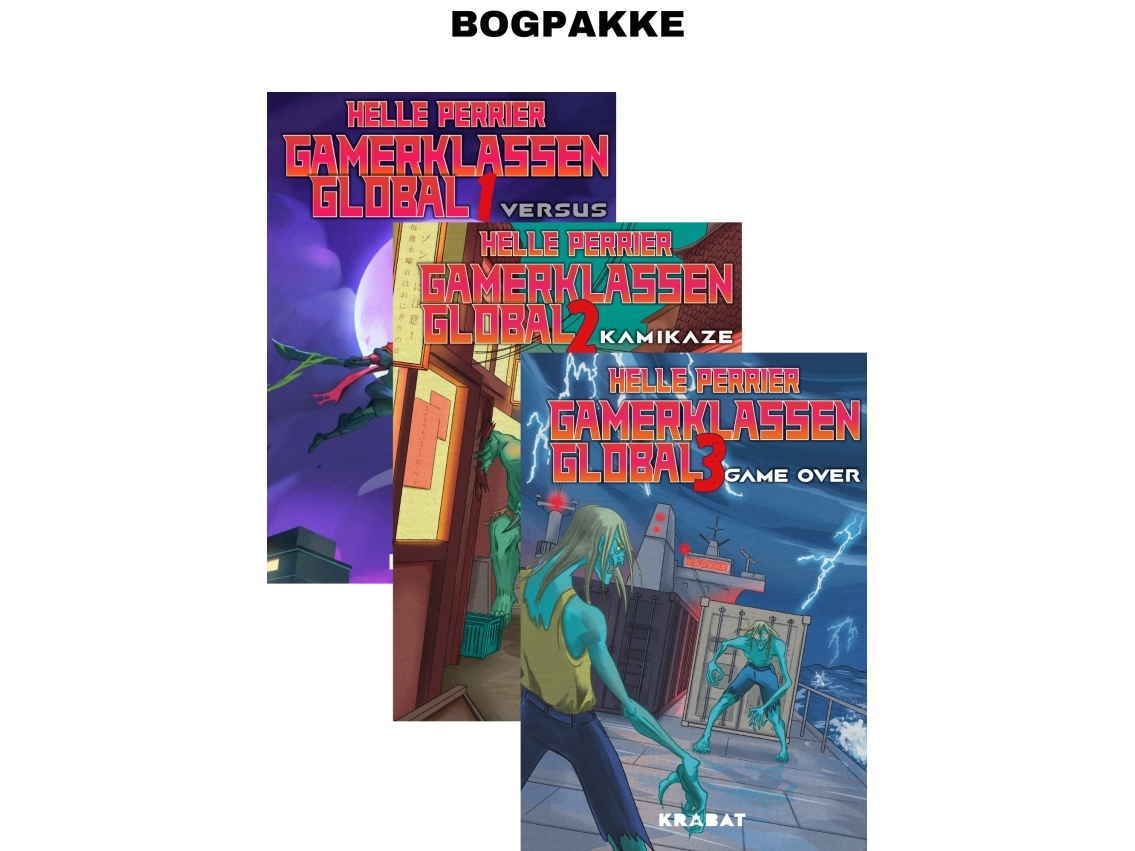 Bogpakke Gamerklassen Global Trilogi | Helle Perrier