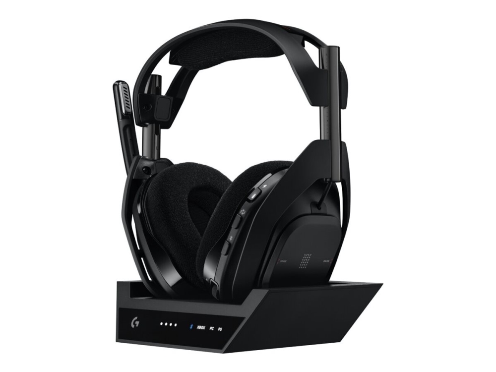 Logitech G Astro A50 X - Headset - fuld størrelse - Bluetooth / LIGHTSPEED - trådløs - sort