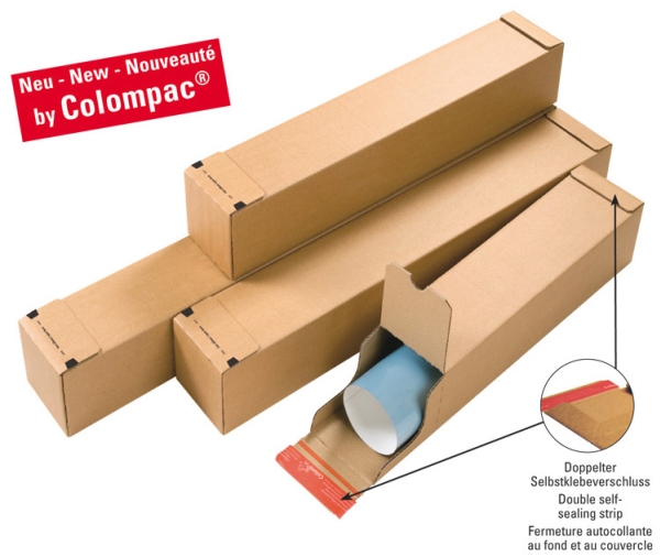 Plakatæske colompac firkantet 860x108x108mm brun bundt a 10 stk | Foto och video - Väskor - Kompakt | GameStuff