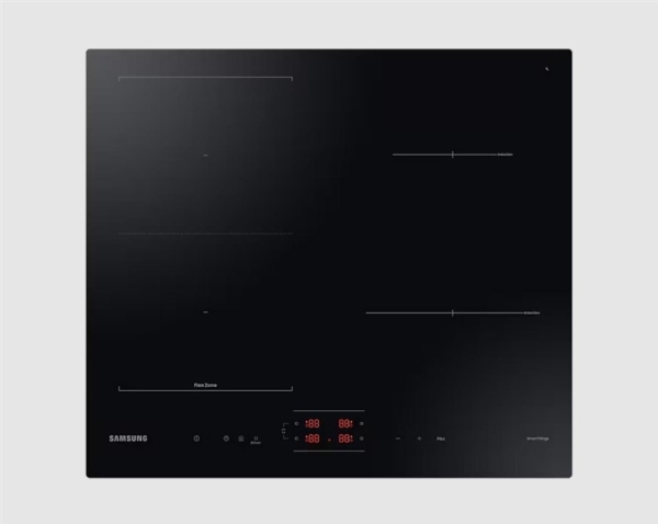 Samsung Nz8500bm, Schwarz, Integriert, Zonen-Induktionskochfeld, Glaskeramik, 4 Zone(N), 4 Zone(N)