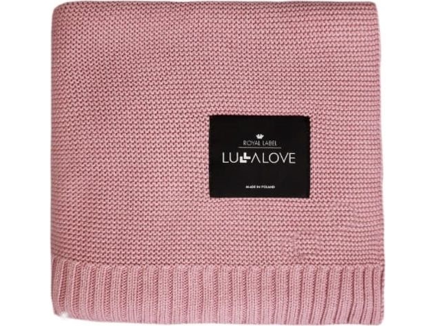 LullaLove Stort bambustæppe 120x100 Pæon Lullalove