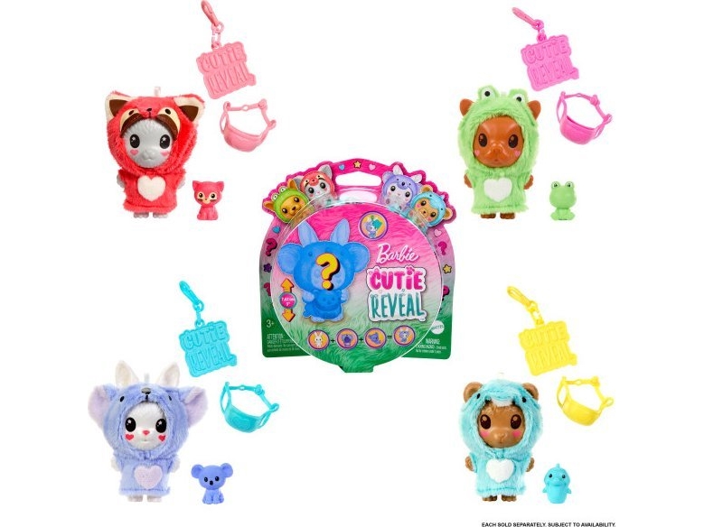 Barbie Mattel Brb Cutie Rev Kostumy Figurki Mix Hrk32 Wb4