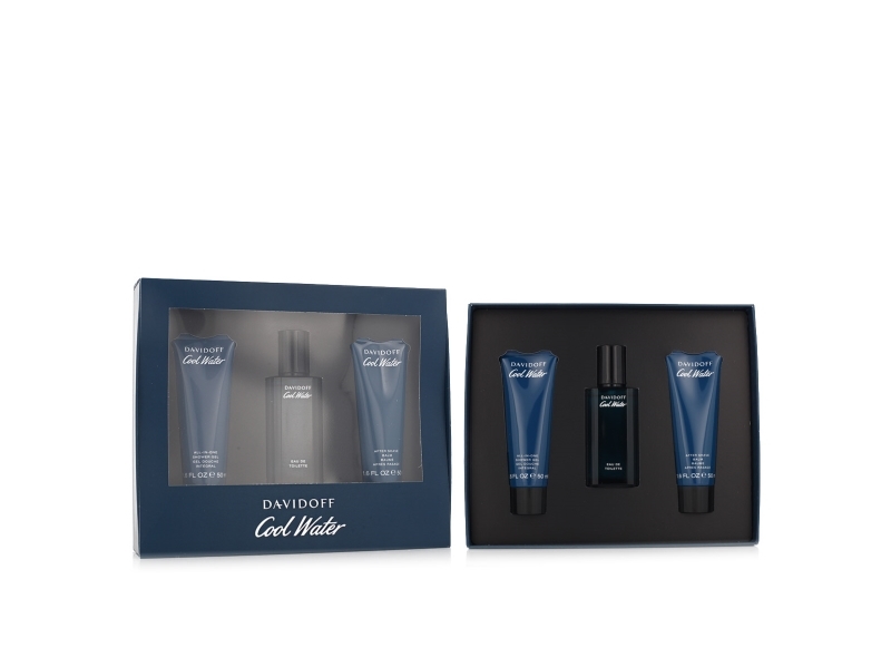 Davidoff Cool Water For Men Edt 40 Ml + Asb 50 Ml + Sg 50 Ml (Man)