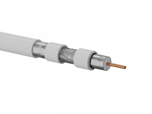 Trishield Rg6 75 Ohm Koaxialkabel, 1.02/4.8/6.9 Pvc Eca 500M
