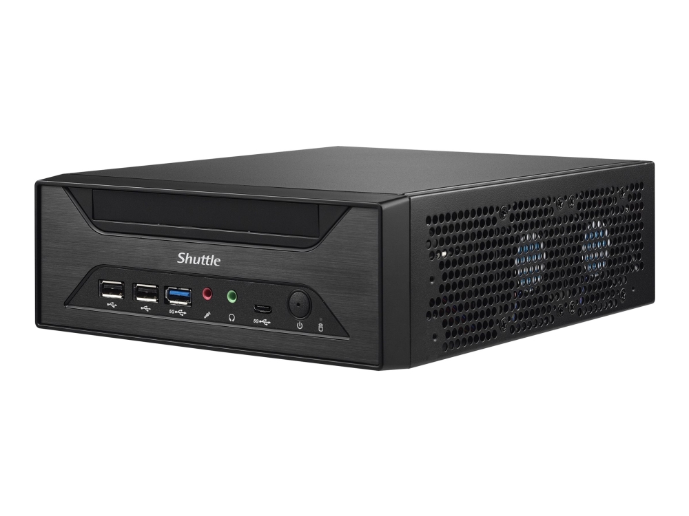 Shuttle Xpc Slim Xh610 - Barebone - Slim-Pc Lga1700 Sokkel - Intel H610 - Uden Cpu - Ram 0 Gb - Gigabit Ethernet, 2.5 Gigabit Ethernet - Sort