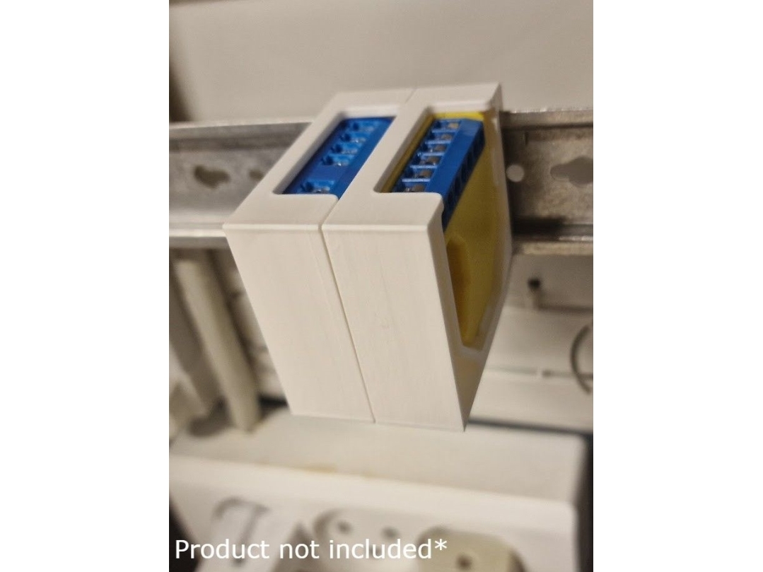 Shelly - DIN-skenadapter för Gen1-enheter (Shelly RGBW 2 och Shelly Dimmer 2) | Belysning - Intelligent belysning (Smart Home) - Tillbehör | GameStuff