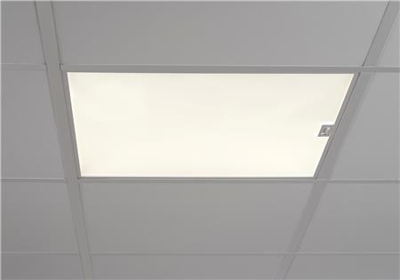Infälld montering, 37W, 4825lm, 4000K, CRI 90-100, Opal, 595x595mm, L-Sense BT, 2,5m Schuko-kabel