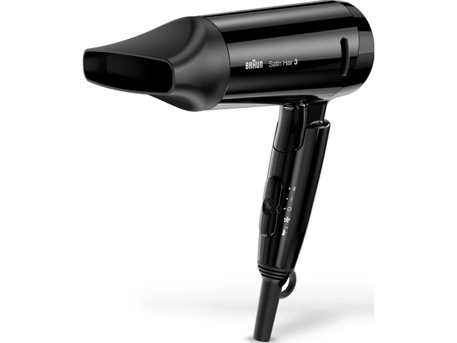 Braun Satin Hair 3 Style&Go Hd350, Hair Dryer (Black)