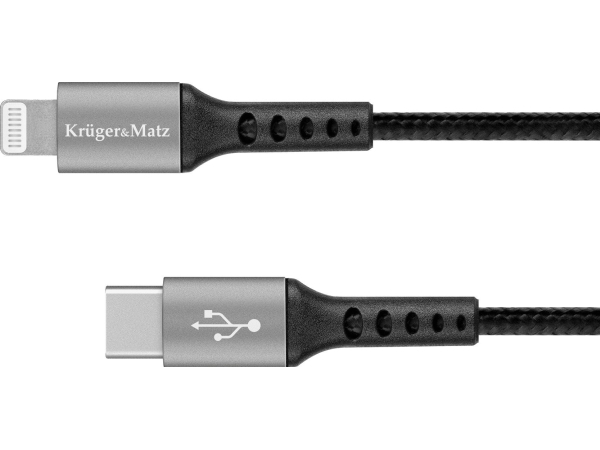 Krüger&Ampmatz Cable Usb Type C - Wtyk Lightning C94 Mfi 1 M Kruger & Matz
