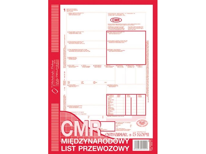 MICHALCZYK AND PROKOP D CMR-INTERNATIONAL CARRIAGE LIST 800-3 PRINT - 800-3 K