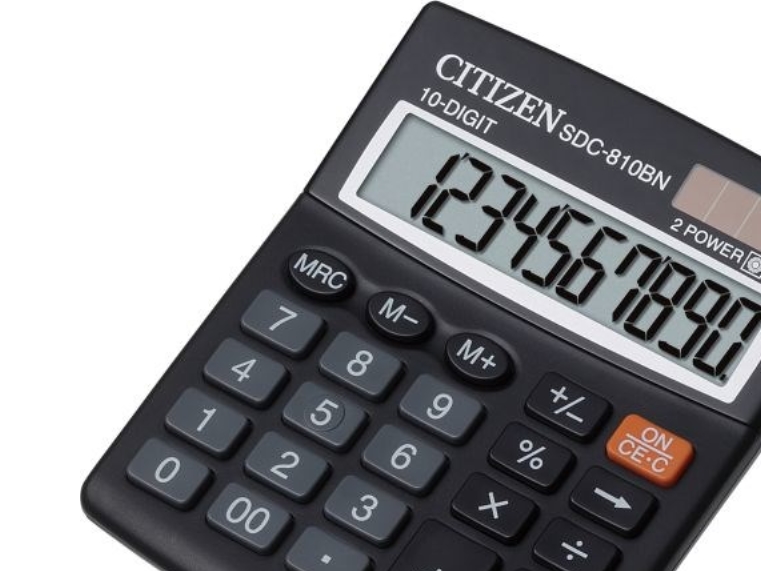 Eleven Eleven Calculator Sdc810nr, Schwarz, Tischrechner, 10 Plätze, Doppelnetzteil