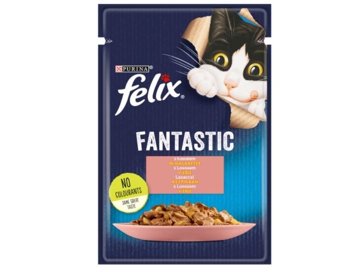 Felix Fantastic Karma til katte med laks i gelé
