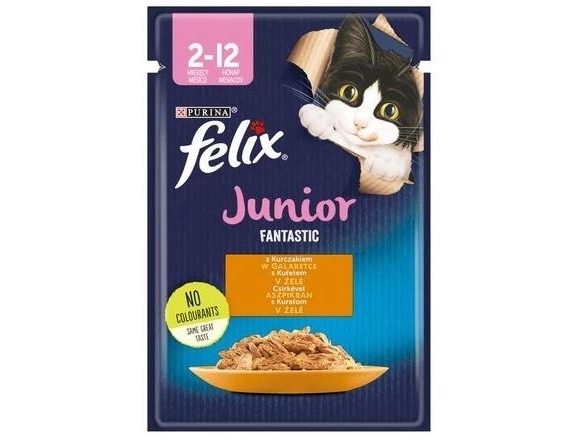 Felix Felix Junior Huhn In Gelee - Beutel 85G