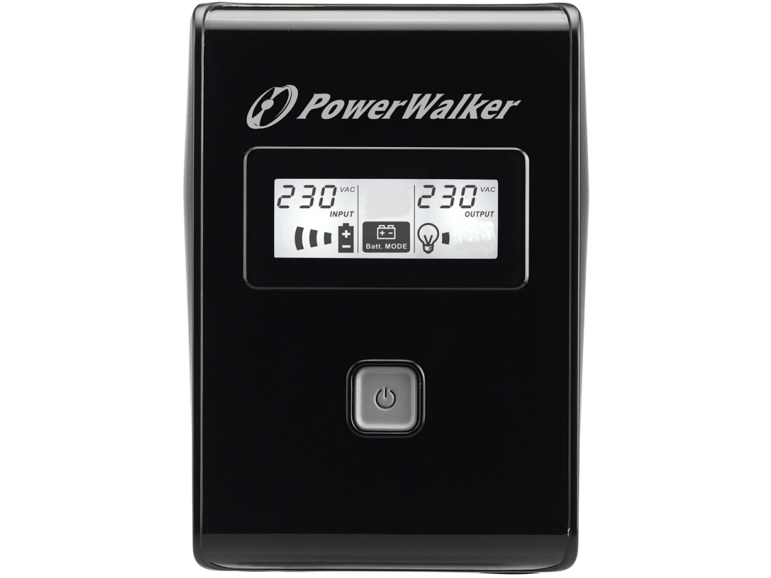 PowerWalker VI 850 LCD, Linjeinteraktiv, 0,85 kVA, 480 W, 162 V, 290 V, 50/60 hz | Datorer & Surfplattor - UPS - UPS server & nätverk | GameStuff