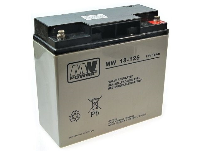 !Akumulator Mw 18-12 12V 18Ah Insert M5