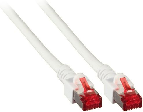 Patchkabel RJ45, CAT6 250Mhz, 20m weiss, S-STP(S/FTP), LSOH