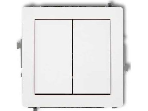 Nekla Stair Switch Karlik Deco Dwp-33.1 Double Without Pictograms White