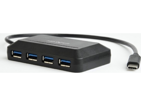 Usb-Hub Gembird I/O Usb-C 4Port/Act-Hub3c-4P