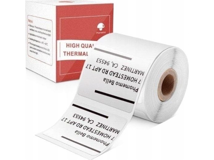 Phomemo klistermærkepapir 230x label 50x30mm Phomemo M110 M120 M200 M220 M221 / XP5030-230