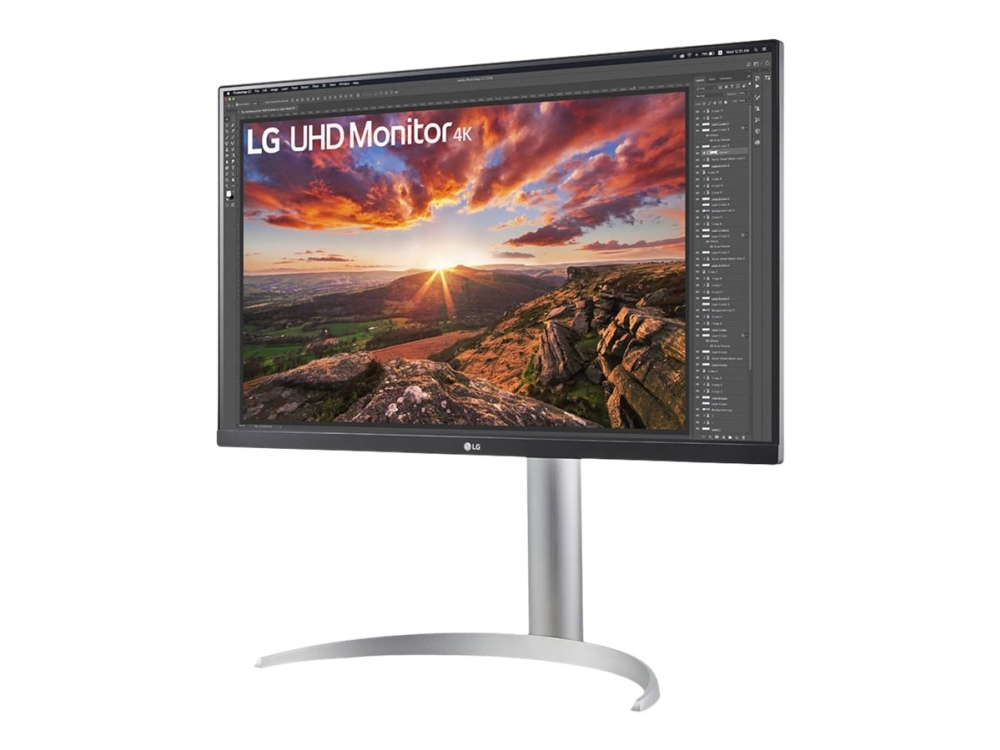 Lg 27Up85np-W - Led-Skærm - 27" - 3840 X 2160 4K @ 60 Hz - Ips - 400 Cd/M² - 1200:1 - Displayhdr 400 - 5 Ms - 2Xhdmi, Displayport, Usb-C - Højtalere