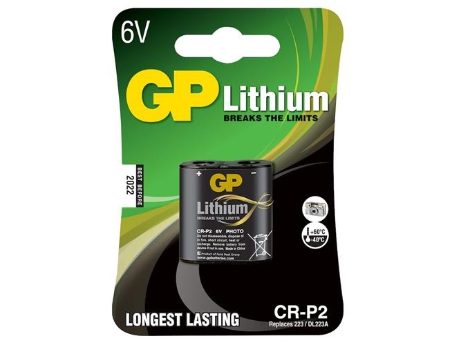 Batterien Cr-P2 6V Foto Lithium
