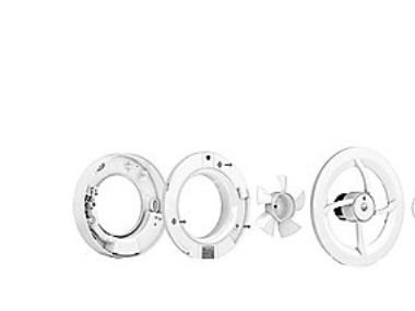 Duka Ventilator S7 Hvid - 9-toimintoinen tuuletin ja seks ventilationsløsninger - 9-toimintoinen tuuletin ja seks ventilationsløsninger