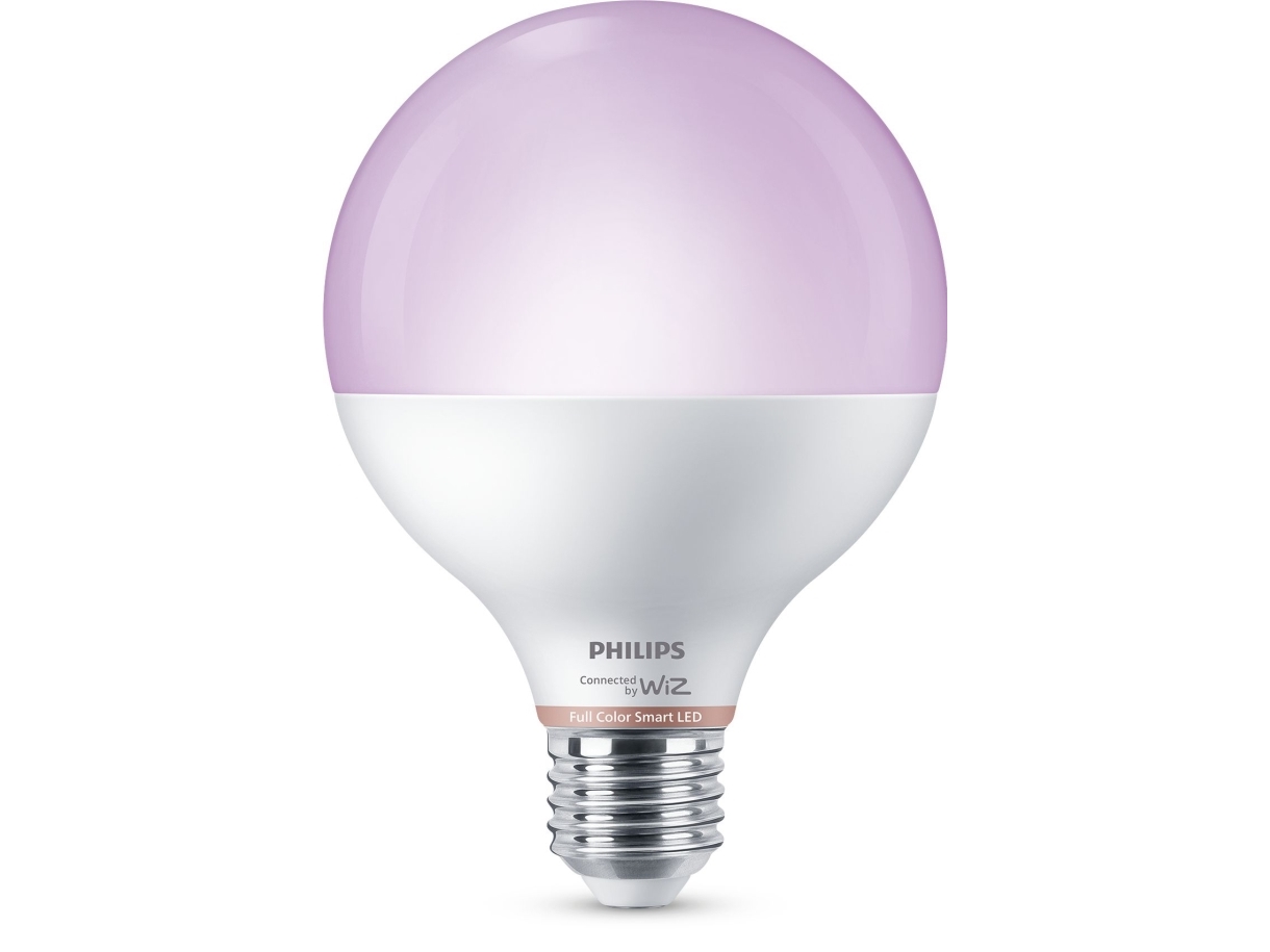 Philips Globlampa 11 W Motsvarar 75 W G95 E27 Smart Glödlampa Wi Fi/bluetooth Vit E27 G95 Klot