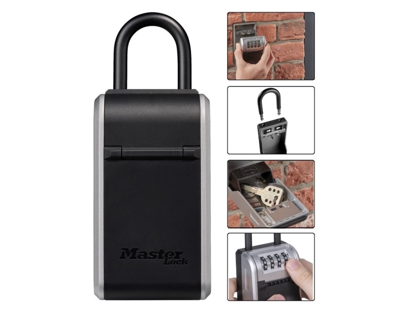 Se Master Lock Key Case With Combination Lock And Removable Shackle hos Computersalg.dk