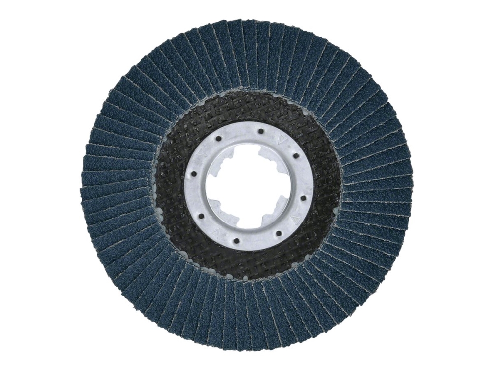 Bosch Best For Metal X571 - Flapdisk - For Rustfrit Stål, Mildt Stål - 115 Mm - X-Lock - M14 - Rund - Kornstørrelse: 120