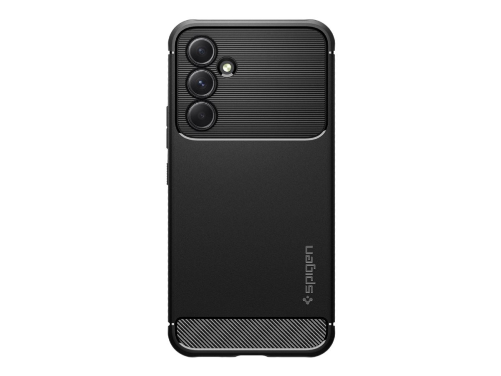 Spigen Rugged Armor Baksidesskydd För Mobiltelefon Termoplastisk Polyuretan Tpu Mattsvart För Samsung Galaxy A54