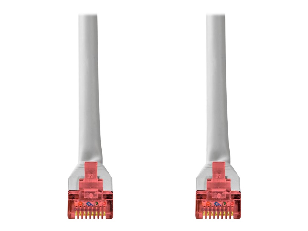 Nedis - Patchkabel - Rj-45 (Han) Til Rj-45 (Han) - 5 M - S/Ftp - Cat 6 - Rund - Grå
