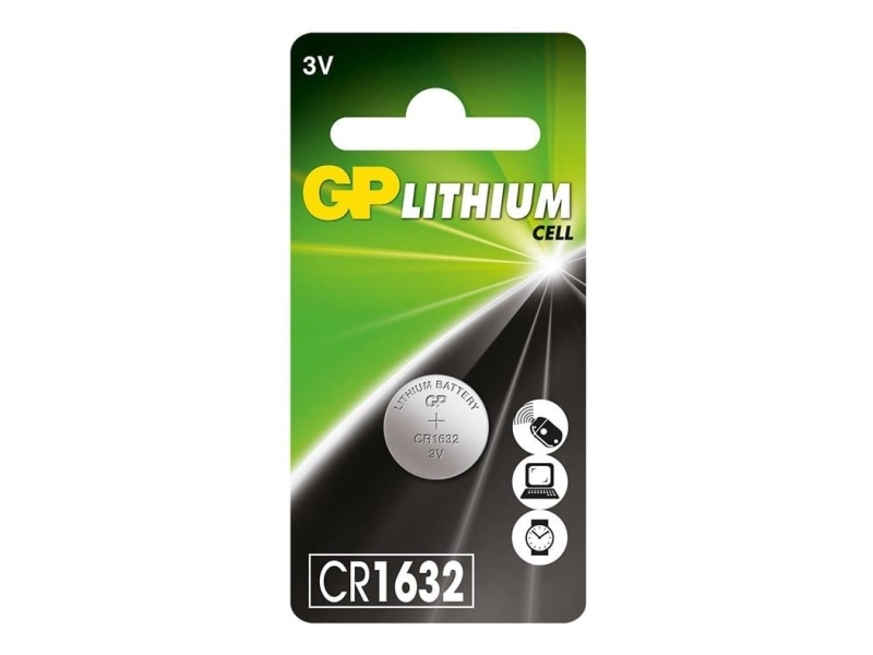 GP Knapcellebatteri CR 1632 3 V 1 stk Lithium GPCR1632STD030C1