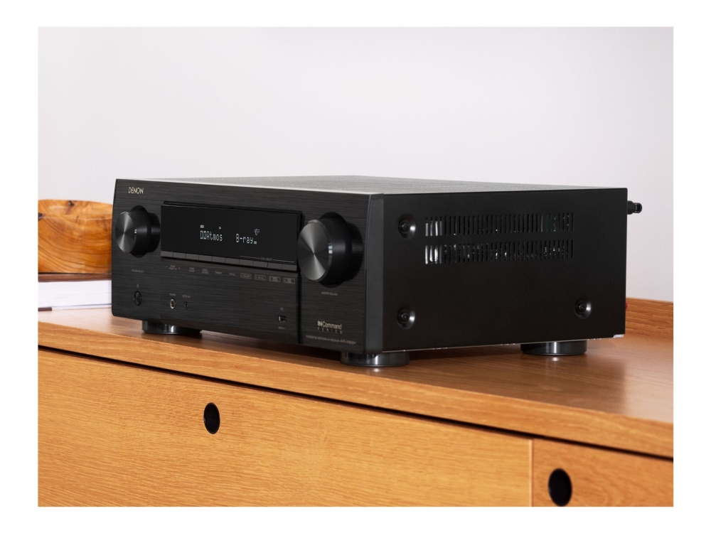 Denon AVR-X1800H - AV-netværksmodtager - 8K - HDR - 7.2 kanal - 7 x 80 Watt - sort