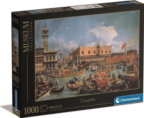 Clementoni Puslespil Museum Canaletto The return of the bucentaur at the molo.., 1000 brikker